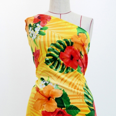 Hula Fabric / Hibiscus / JKH-646-OR