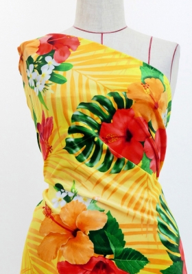 Hula Fabric / Hibiscus / JKH-646-OR