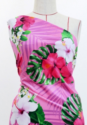 Hula Fabric / Hibiscus / JKH-646-PI