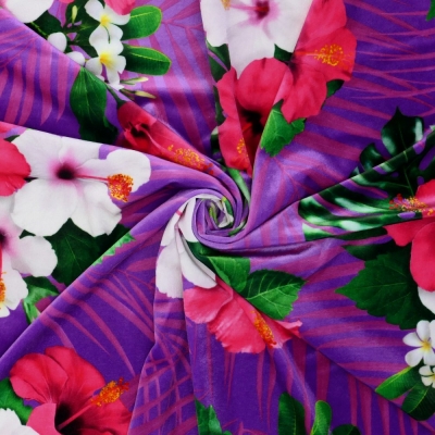 Hula Fabric / Hibiscus / JKH-646-PU