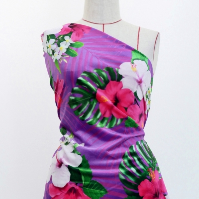 Hula Fabric / Hibiscus / JKH-646-PU