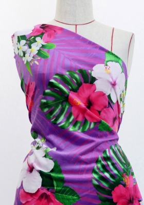 Hula Fabric / Hibiscus / JKH-646-PU