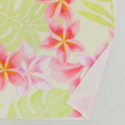 Hula Fabric / Plumeria Lei / JKH-648-CR