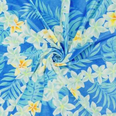 Hula Fabric / Plumeria Lei / JKH-648-LBL