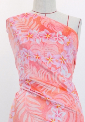 Hula Fabric / Plumeria Lei / JKH-648-PI