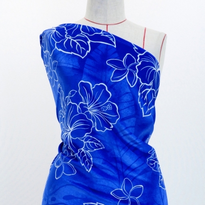 Hula Fabric / Hibiscus / JKH-652-BL