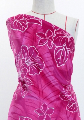 Hula Fabric / Hibiscus / JKH-652-PI