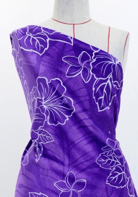 Hula Fabric / Hibiscus / JKH-652-PU