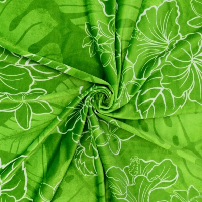 Hula Fabric / Hibiscus / JKH-652-YEGR
