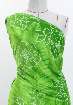 Hula Fabric / Hibiscus / JKH-652-YEGR