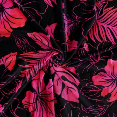 Hula Fabric / Hibiscus / JKH-654-BKPI