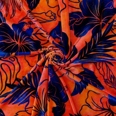 Hula Fabric / Hibiscus / JKH-654-ORBL