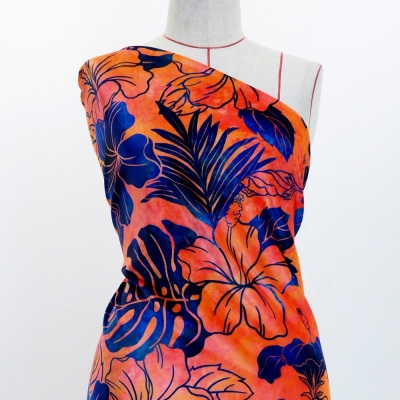 Hula Fabric / Hibiscus / JKH-654-ORBL