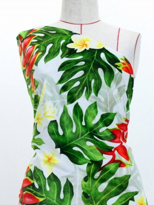 Hula Fabric / Breadfruit / JKH-656-WH