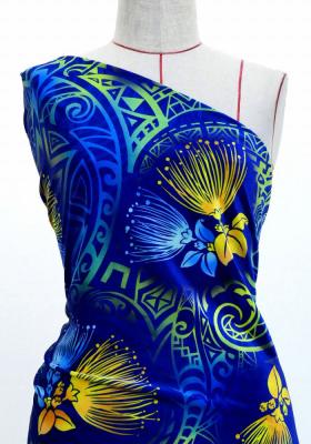Hula Fabric / Kahiko & Lehua / JKH-660-BL