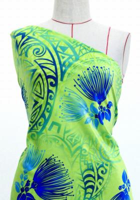 Hula Fabric / Kahiko & Lehua / JKH-660-LGR