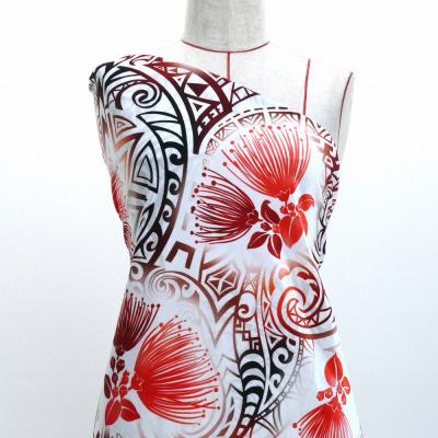 Hula Fabric / Kahiko & Lehua / JKH-660-WH