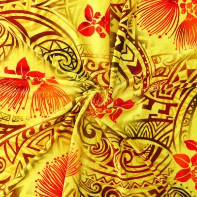 Hula Fabric / Kahiko & Lehua / JKH-660-YE