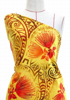Hula Fabric / Kahiko & Lehua / JKH-660-YE