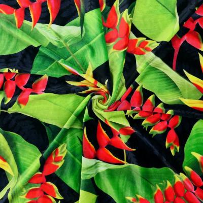 Hula Fabric / Heliconia / JKH-666-BK
