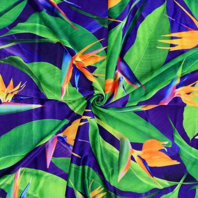 Hula Fabric / Bird of Paradise / JKH-668-PU