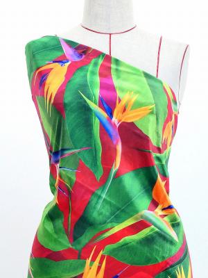 Hula Fabric / Bird of Paradise / JKH-668-RD