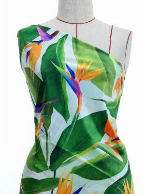 Hula Fabric / Bird of Paradise / JKH-668-WH