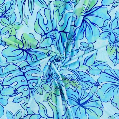 Hula Fabric / Hawaiian Flower / JKH-670-BL