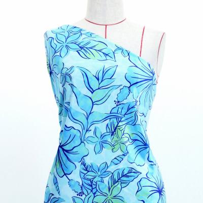 Hula Fabric / Hawaiian Flower / JKH-670-BL