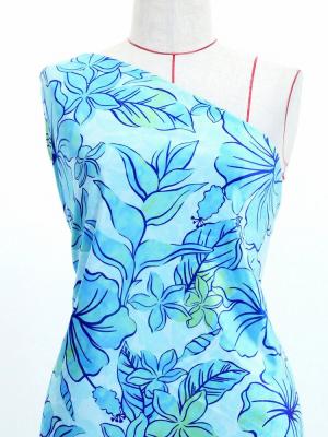 Hula Fabric / Hawaiian Flower / JKH-670-BL