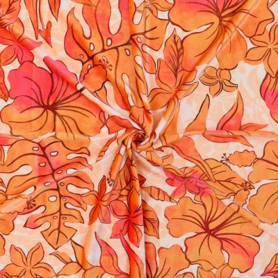 Hula Fabric / Hawaiian Flower / JKH-670-OR