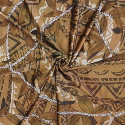 Hula Fabric / Leaf Lei & Kahiko / JKH-672-BR