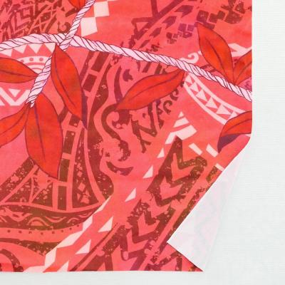Hula Fabric / Leaf Lei & Kahiko / JKH-672-RD