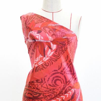Hula Fabric / Leaf Lei & Kahiko / JKH-672-RD