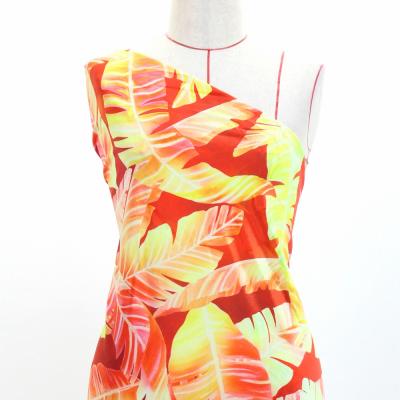 Hula Fabric / Banana Leaf / JKH-674-RD