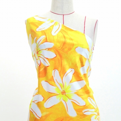 Hula Fabric / Tiare & Monstera / JKH-676-YE