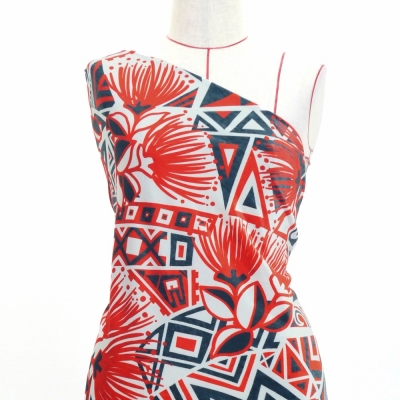 Hula Fabric / Kahiko & Lehua / JKH-680-RDBK