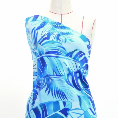 Hula Fabric / Hawaiian Leaf / JKH-682-LBL
