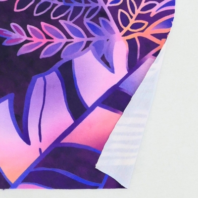 Hula Fabric / Hawaiian Leaf / JKH-682-PU