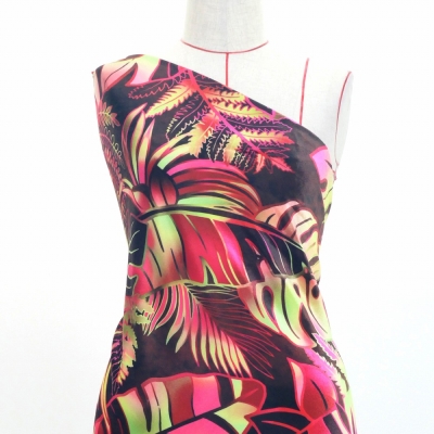 Hula Fabric / Hawaiian Leaf / JKH-682-WI