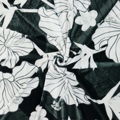 Hula Fabric / Hibiscus / JKH-684-BK