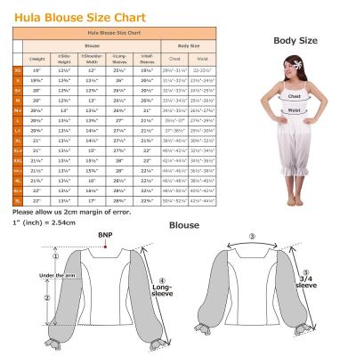 Hula Long Sleeve Blouse with Velvet / White / J3192wh