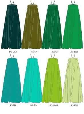 Custom Multi Way Long Dress / JC117-solid