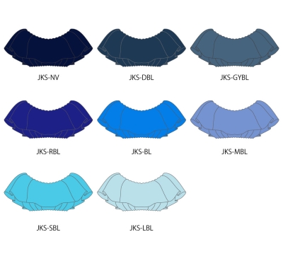 Custom Multi-way Frill Blouse with Shantung / JC139-solid