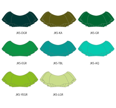 Custom Multi-way Frill Blouse with Shantung / JC139-solid