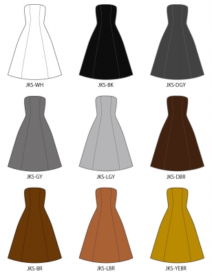Kids Custom Long Dress / JCp16-solid