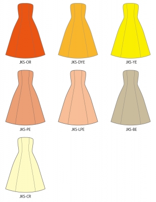 Kids Custom Long Dress / JCp16-solid