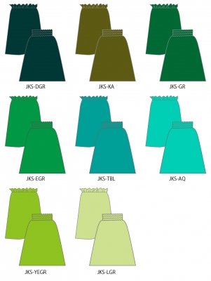 Kids Custom Blouse & Pa'u Set-Up / JCp14-solid