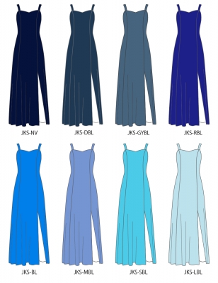 Kids Custom Midi Dress / JCp18-solid