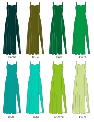 Kids Custom Midi Dress / JCp18-solid
